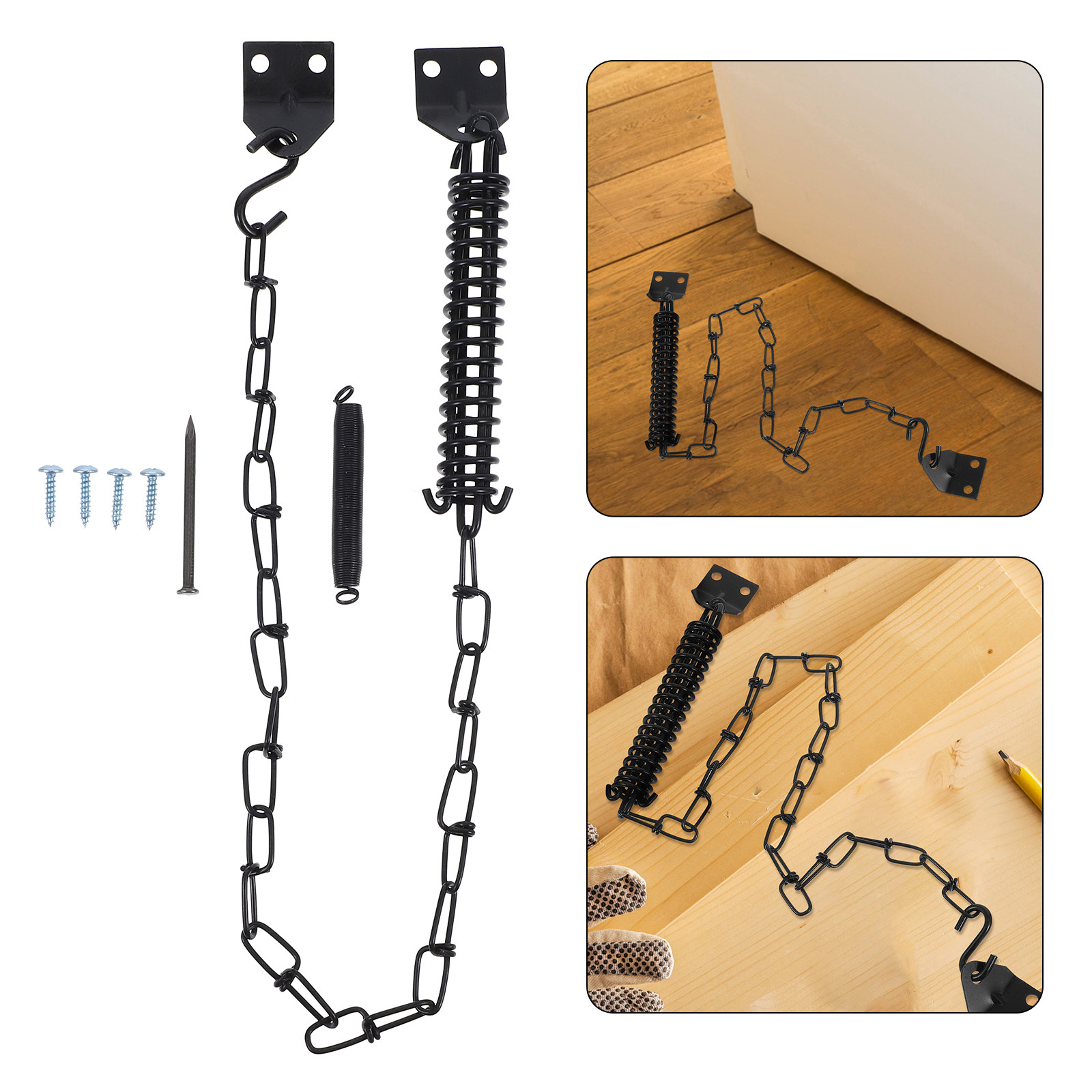 Security Chain Door - 2 Conjuntos de Fechaduras de Corrente